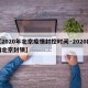 【2020年北京疫情封控时间·2020疫情北京封锁】