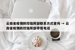 云南省疫情防控指挥部联系方式查询 → 云南省疫情防控指挥部举报电话