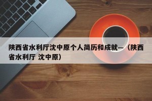 陕西省水利厅沈中原个人简历和成就—（陕西省水利厅 沈中原）