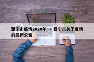 西宁市疫情2020年 → 西宁市关于疫情的最新公告