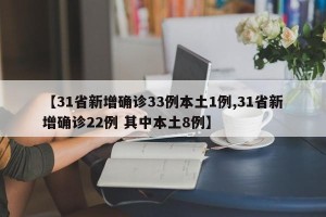 【31省新增确诊33例本土1例,31省新增确诊22例 其中本土8例】